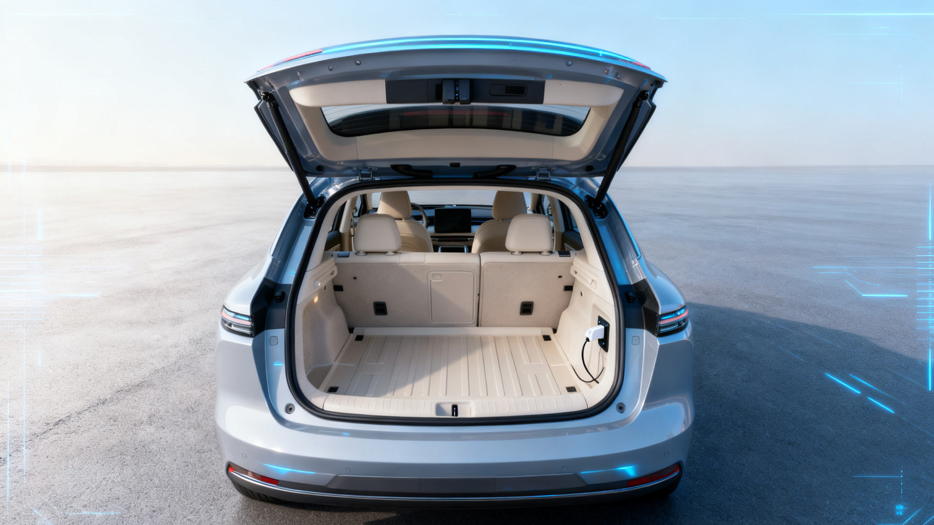 汽车尾门开合系统